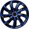 NRM Set da 4 copricerchi STIG da 15 pollici, neri e blu