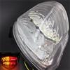 HASkulle Fanale posteriore a LED con lente trasparente per moto, luce freno, indicatore di direzione, compatibile con Suzuki GSXR 1000 del 2005-2006