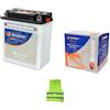 CLICK & GO COMPATIBILE CON HONDA 600 XL V Transalp 1992 BATTERIA YB12A-B TECNIUM BB12A-B BATTERIE 12 AMPERE 12VOLT FORNITA COMPLETA SPECIFICA MOTO SCOOTER 113X70X105MM