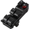 KUANGQIANWEI Alzacristalli elettrici Finestra di Potere Interruttore Fit for Honda Jazz Città Fit 2003-2008 35750-SEL-P11 (Color : Black)