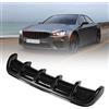 Fauitay Diffusore Paraurti Posteriore per Auto, Diffusore Spoiler per Pinna di Squalo per Paraurti Posteriore Universale per Auto (Nero lucido)