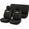 Auto Accessori Lupex | Coprisedili Auto Compatibili con Seicento 600 (1998-2010), Set Anteriori o Completo 8 Pezzi, in Policotone Traspirante MADE IN ITALY