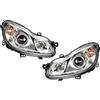 EASYSHOP24H Set Fari Anteriori per Smart 451 2007-2014 H7/H7 con Regolazione Elettrica