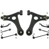 febi bilstein 33108 kit braccio sospensione con tiranti testine e biellette barra stabilizzatrice, 1 unità
