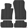 Gledring Set di tappetini in gomma compatibili con Mini F66 3 porte 2024 (profilo a T 4 pezzi + clip di montaggio)