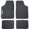 Auto Accessori Lupex | Set Completo 4 Pezzi Tappetini Auto Adattabili per Twingo serie 1 in Moquette Nera con Ricamo Nome Auto, Antiscivolo, Tappeti Strappo Anteriori e Posteriori