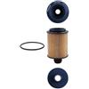 MAHLE Filtro olio OX553D Compatibile con: ALFA ROMEO 159, 159 Sportwagon, BRERA, GIULIETTA, MITO, SPIDER, CHEVROLET AVEO Schrägheck, CITROËN NEMO Großraumlimousine, NEMO Kasten/Großraumlimousine