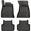 FROGUM 3D407596 Tappetino in Gomma nero anteriore e Posteriore Compatibilità con AUDI A4 B9 Avant 8W5, 8WD A4 B9 Sedan 8W2, 8WC A4 Allroad 8WH, B9