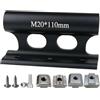 FLCPJGV Supporto per Blocco Forcella per Bicicletta, Forniture per Portapacchi per Auto Da 20 X 110 Mm per Mountain Bike E, con viti