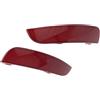 Pexorin Riflettore paraurti posteriore, riflettore luce di posizione riflettente paraurti posteriore sinistro e destro, for VOLVO, V50 S40 2008-2015, rosso Riflettore per paraurti posteriore auto