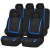 DANETI Coprisedili Auto, per Peugeot 106 107 205 206 207 208 301 306 307 Fodere Anteriori E Posteriori Poliestere Traspirante Impermeabile Coprisedili Auto Accessori,Blue