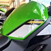 Resin Bike Adesivi Moto Compatibile con Kawasaki Ninja ZX-4RR 2025-2026. Protezioni Laterali Serbatoio Grip da Urti e Graffi. Adesivi Resinati con Effetto 3D Made in Italy