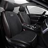ICOBES Set Completo Di Coprisedili Per Auto In Lino per Jeep Renegade 2016-2023, Set Coprisedili Anteriori e Posteriori con 5 copripoggiatesta, Accessori Interni,A/BLACK