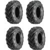 Generic Kit Set 4 Pneumatici 145/70-6 Compatibili Con Quad Miniquad Atv Treno Gomme Ruote Tubeless 4 P.R.