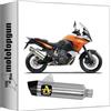 MOTOTOPGUN scarico completo omologato open arrow maxi race-tech in titanio con fondello in carby compatibile con ktm 1190 adventure 2013 2014 2015 2016 mototopgun 71809pk