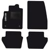 GPDESIGN FORD FIESTA 2017> SET 4 TAPPETINI PER AUTO TAPPETI SU MISURA SPECIFICI SAGOMATI COMPATIBILI PER FORD FIESTA 2017 2018 2019 2020 2021 2022 2023