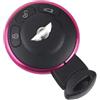 TEKLIGHT Kit Riparazione Chiave Slot FOB Shell Cover VARI COLORI + Logo non Originale per BMW Mini Cooper R56 3 Pulsante Remoto Keyless Entry Auto Chiave Guscio (ANELLO FUCSIA)