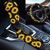 Belidome Coprivolante per auto a forma di girasole, da donna, per freno a mano e pomello del cambio, traspirante, morbido, durevole, universale