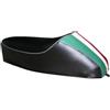 Generico SELLA CORTA NERA MONOPOSTO CON GOBBA TRICOLORE BANDIERA ITALIA COMPATIBILE PER VESPA 50 SPECIAL R-L-N