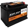 La Casa della Batteria Batteria Auto Expedit Moving Energy Tech Batteria 12v Batteria Auto 75Ah 750A PRO+50% POTENZA L3B 75P DX 27.8×17.5×17.5 cm Senza Manutenzione Pronta all'Uso Made in Italy