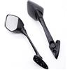 NaNMiBHd Retrovisore Per Per TMAX 500 2001 2002 2003 2004 2005 2006 2007 Moto Sinistra E Destra Specchio Scooter Specchio Accessori Moto Specchietto Retrovisore(Black)