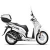 Generico Kit adesivi Compatibili con HONDA SH 150i decal grafica completa carene laterali ruote cerchi scegli colore -KIT B- Cod. 2050 (070 Nero)