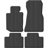 Gledring Tappetini in Gomma Compatibile con BMW Serie 3 G20/G21 Berlina/Touring 3/2019- (Profilo T 4-Parti + Clip di Montaggio)