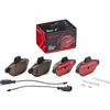 Brembo - Xtra - P 24 147X - Pastiglia Freno - Anteriore, set di 4 | Compatibile con: FIAT 500, FORD KA