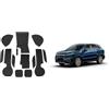 LUWU Compatibile con Nuovo Suzuki S-Cross Hybrid 2022-2025 2026 Tappetini Antiscivolo Tappetini in Gomma per Console Centrale AntiscivoloBicchieri Tappetino Suzuki S-Cross III Accessori (Nero)