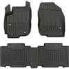 IMJ-Global Tappetini Auto Gomma ProLine 3D su Misura Compatibili con Toyota RAV4 IV 2013-2019 non compatibile con versione Hybrid, Set Completo di Tappeti Auto TPE per Migliorare Look e Sportività