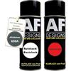 Alex Flittner Designs Vernice spray per auto Alfa Romeo 650A Grigio Africa Metallizzato, vernice base trasparente