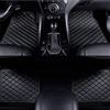 ZCHQF Auto Tappetini per Mercedes Benz AMG GLA GLB 180 180d 200 200d 220d 250 GLA, Antiscivolo Impermeabili Protettivi Anteriore Posteriore Pelle Tappeto Protezione Accessori,A-Black