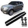 J&J AUTOMOTIVE Pedane Laterali per Land Rover Range Sport 2012-2023, Sottoporta Minigonne in Alluminio e Plastica ABS, Set Completo con Materiale di Montaggio Incluso