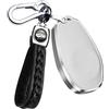 ontto Custodia in pelle per motore Leapmotor T03 S01 C11 C01 Custodia protettiva per chiave auto Leap Motor Cover Strutturata Portachiavi con Portachiavi Regalo 4 Tasti Bianco