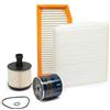 Generico Kit 4 Filtri Tagliando per Renault Captur, Clio IV, Dacia Duster, Sandero II 1.5 dCi