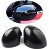uvcany Lo stile del UK Accessori Esterni Auto Copertura specchietto laterale, Adesivo per calotta specchietto per mini Cooper One/S/JCW Serie R R50 R52 R53 2002-2006(Nero lucido)