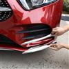 OuyOo Per Mercedes Benz Classe A W177 A180 A200 2019-2022 Strisce fendinebbia anteriori auto Trim Cover Sticker Griglia di Aspirazione Aria Doghe