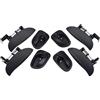 ABHBVGZFZT Maniglia per Porta per Hyundai Atos 1997-2005 Sanatro Esterno Interno Maniglie della Porta Auto Maniglia di Riparazione 82660-02000