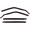 J&J AUTOMOTIVE Deflettori d'Aria per BMW 5 Series G31 Wagon 2017-2023, Set da 4 Pezzi, Nero fumé Oscurato Heko
