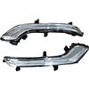 AJHJET Fanali Auto Sinistra Destra Luce Anteriore LED Fendinebbia Luce Di Marcia Diurna Segnale Di Sterzo Assemblea Per Peugeot 508 2015 2016 Faro Anteriore(Only Right)