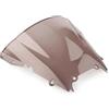 RTSMD Parabrezza Per Moto, A Doppia Bolla, Deflettori Antivento, Protezione Per Yamaha YZF-R6 YZF R6 600 1998-2002 Cupolino Parabrezza(Fumo)