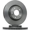 Brembo 2x BREMBO Disco freno Anteriore Ø305mm Altezza: 47mm Spessore: 25mm ventilazione interna 09.D428.11 Compatibilità con HYUNDAI Tucson TL, TLE, KIA Sportage QL, QLE