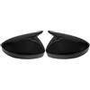 Fgpvqdbh Tappi Specchietto Retrovisore Auto Per Per Tiguan 2017-2022 Copertura Specchietto Laterale Tappo Ala Alloggiamento Retrovisore Automatico Sostituzione Sinistra Destra(Gloss Black)