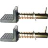 Generic Cavalletto posteriore per moto - supporto per ruote oscillanti, supporto posteriore per moto, 2 pezzi U & L stile Heavy Duty supporto per moto forte supporto per riparazione ruota posteriore