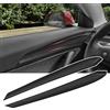 CNSPEED Rivestimento decorativo per pannello interno del bracciolo della porta anteriore compatibile con Tesla Model 3/Model Y 2021-2023, ABS Rivestimento decorativo per pannello laterale anteriore
