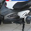 labelbike - Adesivi 3D Moto Pedana Protezione e Decorazione in Resina compatibile con Gilera Nexus 300-500 - Carbonio
