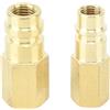 flexman Connettore per Condizionatore d'Aria R134A, Connettori Rapidi CA per Sistema Refrigerante CA R134A