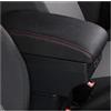 aejghfwjh Bracciolo Auto Per Land Per Rover Per Frelender2 Per Freelander 2 Bracciolo Centrale Per Console Centrale Per Bracciolo E Gomito Con Portabicchieri USB Bracciolo Console Centrale(C-Black red line)