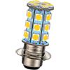 Ruiandsion 1 pz H6M Lampadina LED per faro 6V Super Bright 5050 27SMD Chip Lampadina LED P15D Lampadina faro LED per moto (fascio Hi/Lo) 4300K Bianco caldo