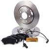 ATEC Germany Set freni asse posteriore incl. dischi freno Ø 300 mm completi + pastiglie freno posteriori Compatibile con AUDI A4 B9 (8WH, 8WJ) (8W2, 8WC) (8W5, 8WD), A5 (F53, F5P)(F57, F5E)(F5A, F5F)